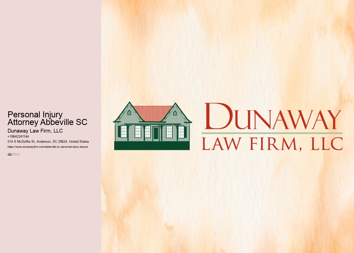 Personal Injury Attorney Abbeville SC