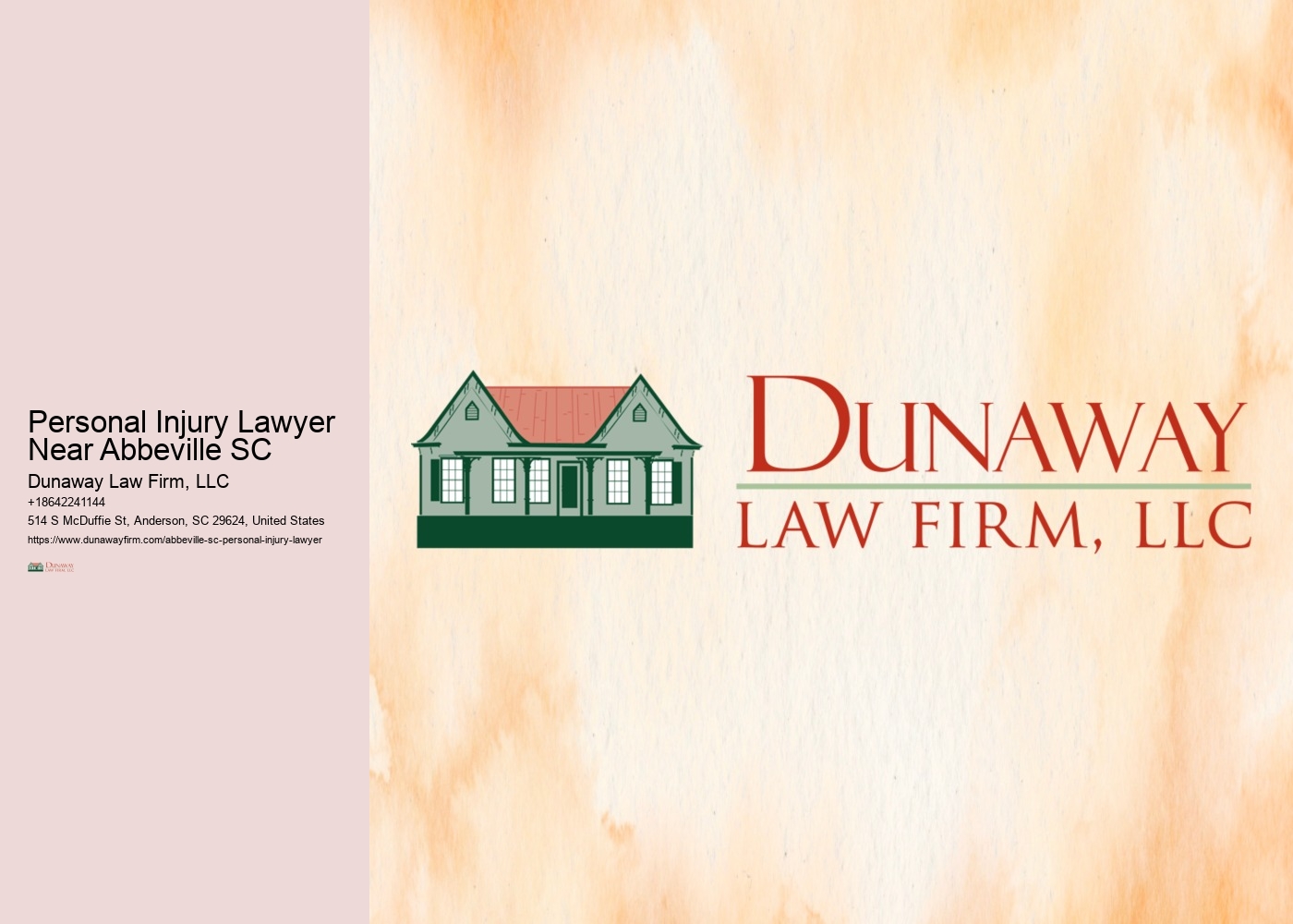 Personal Injury Lawyer Near Abbeville SC