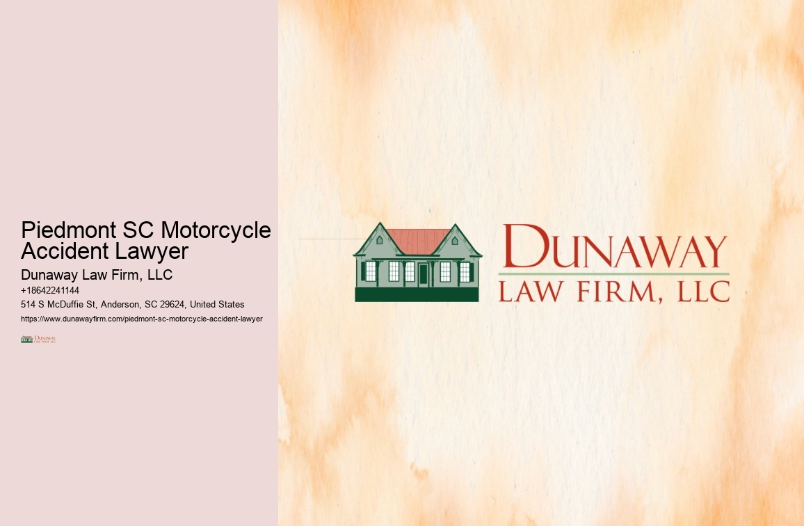 Piedmont SC Motorcycle Accident Lawyer