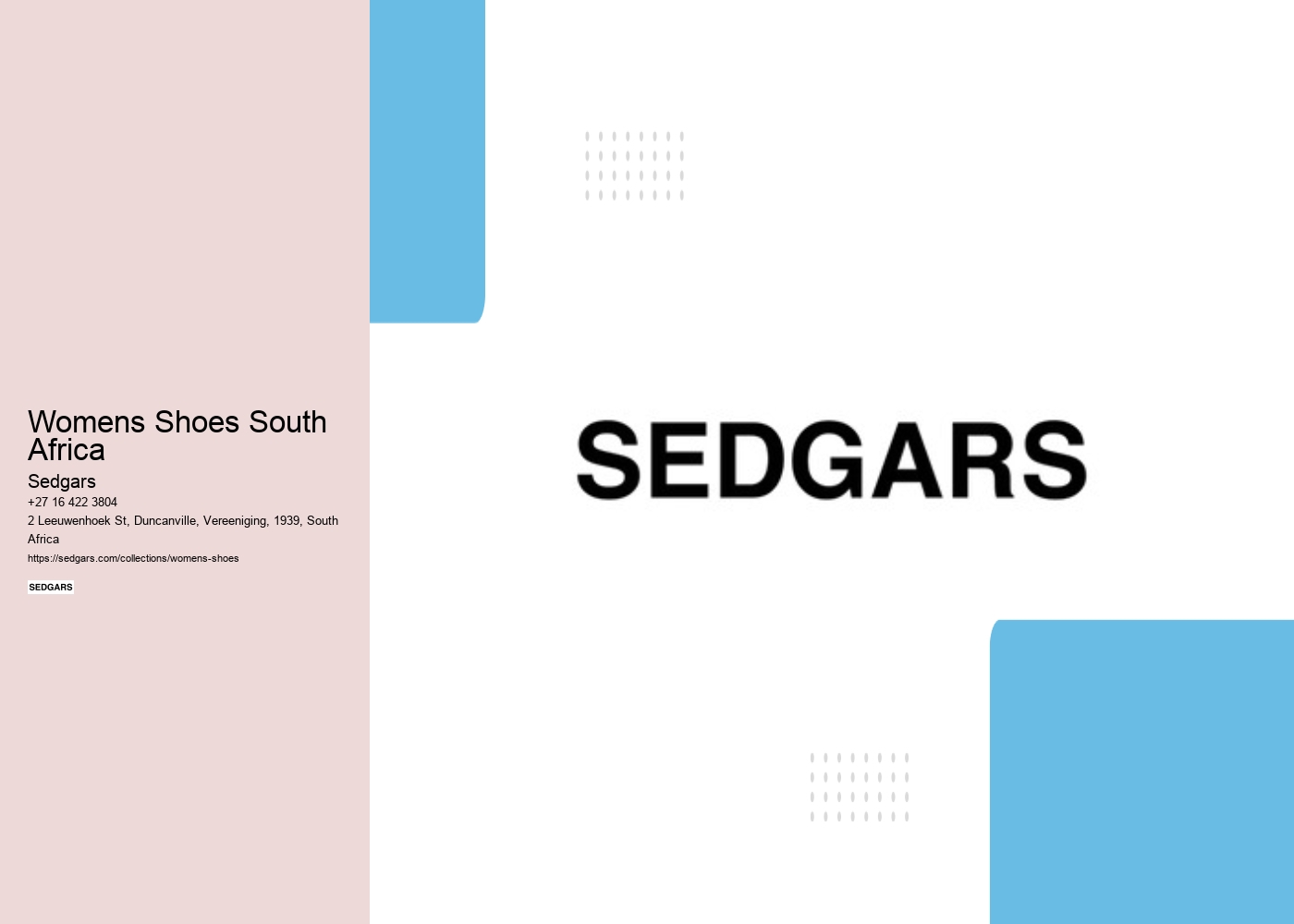 Womens Shoes South Africa