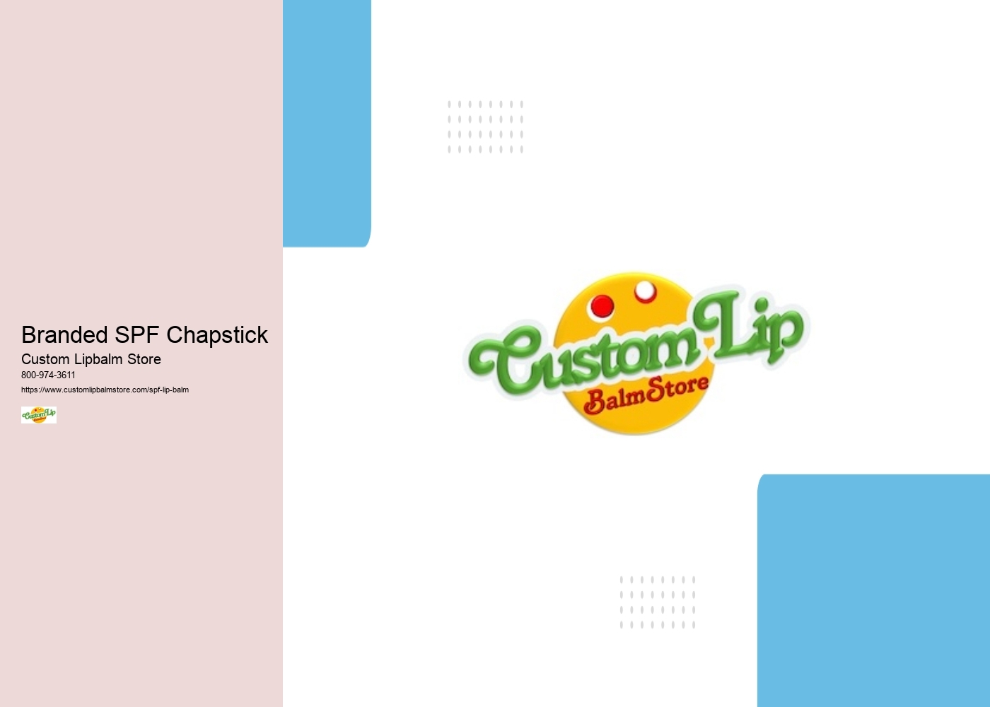 Branded SPF Chapstick