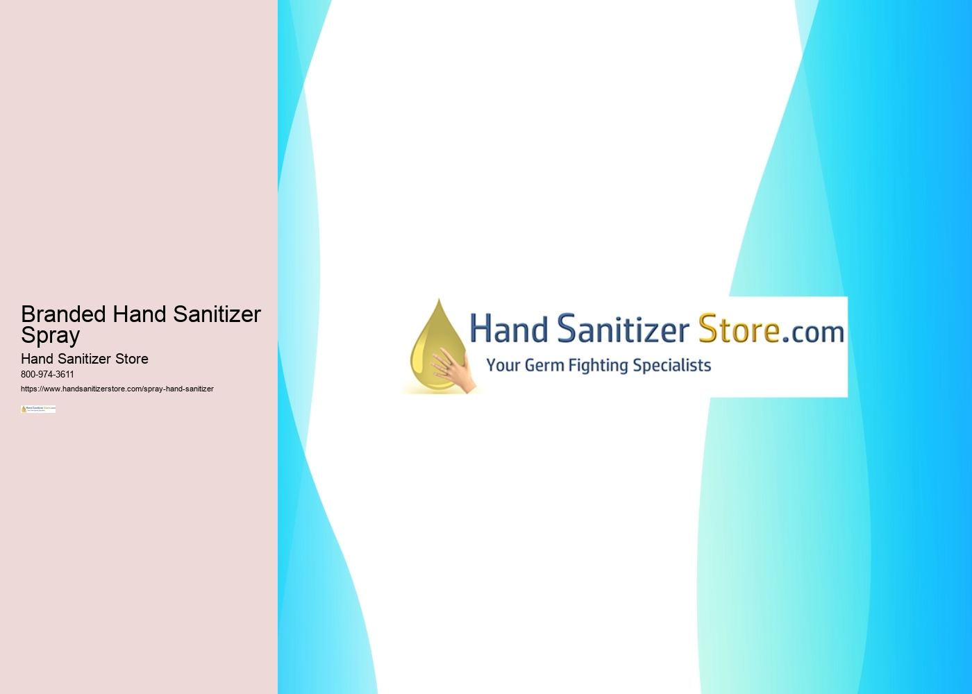Branded Hand Sanitizer Spray