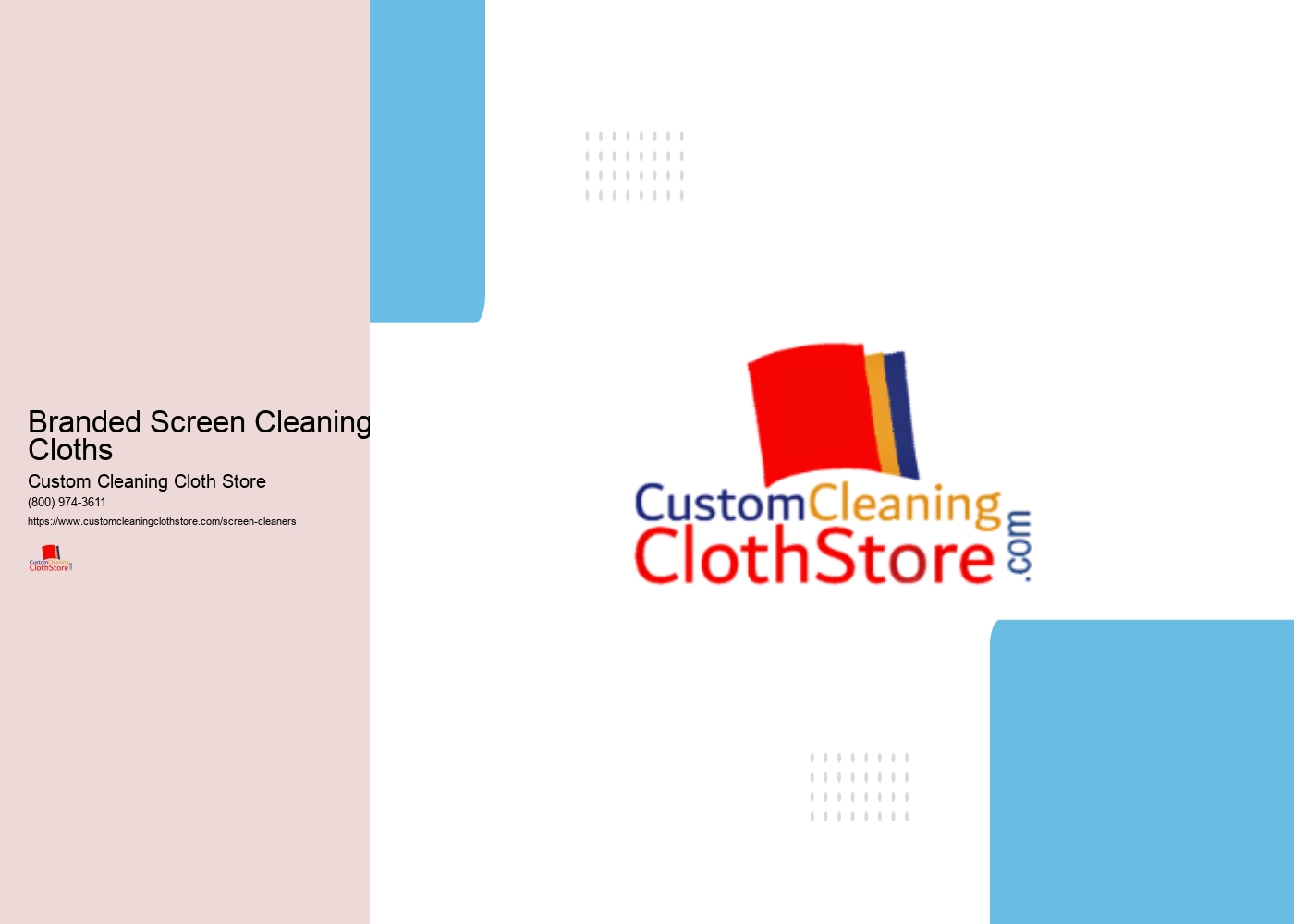 Branded Screen Cleaning Cloths