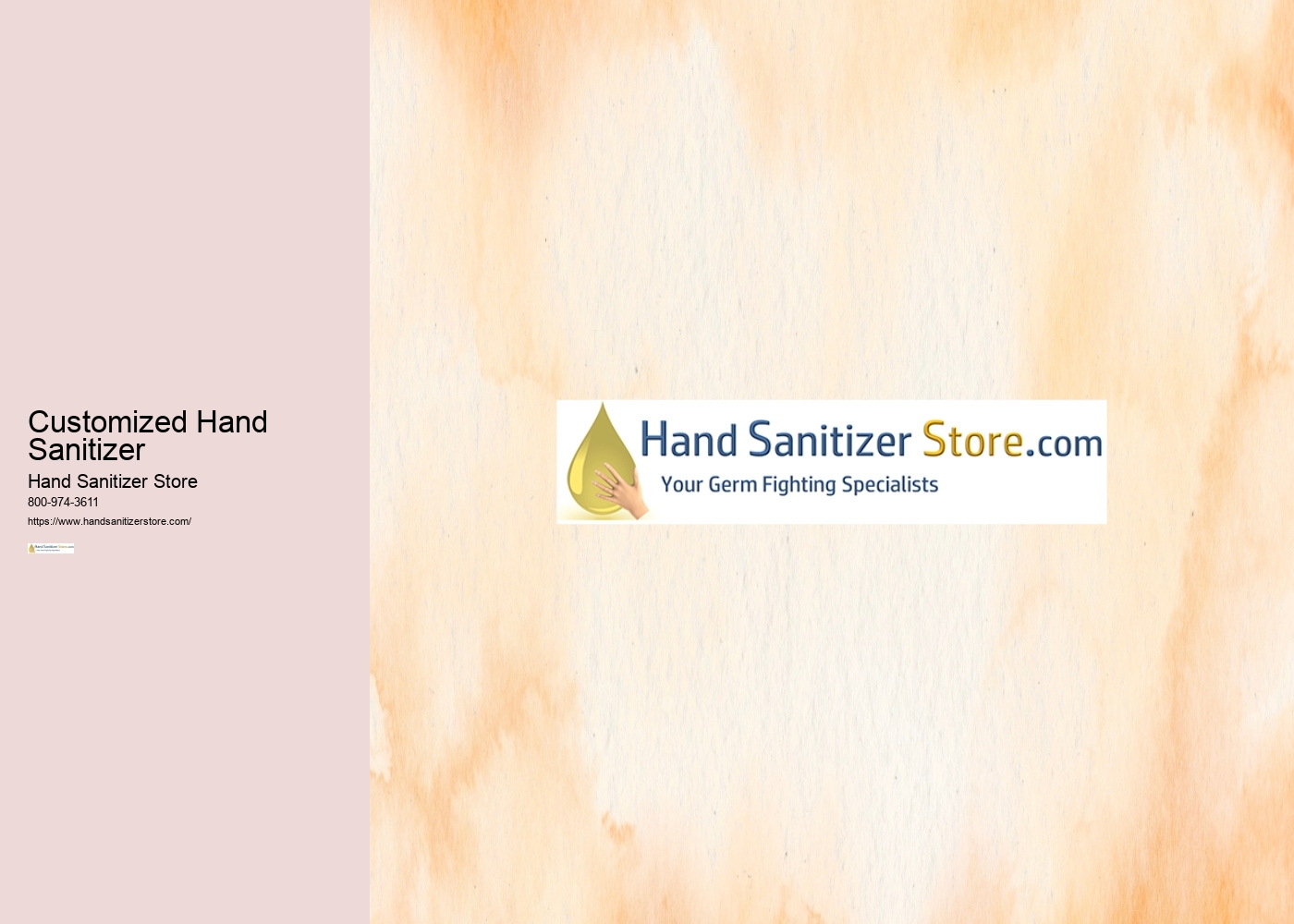 Customized Hand Sanitizer