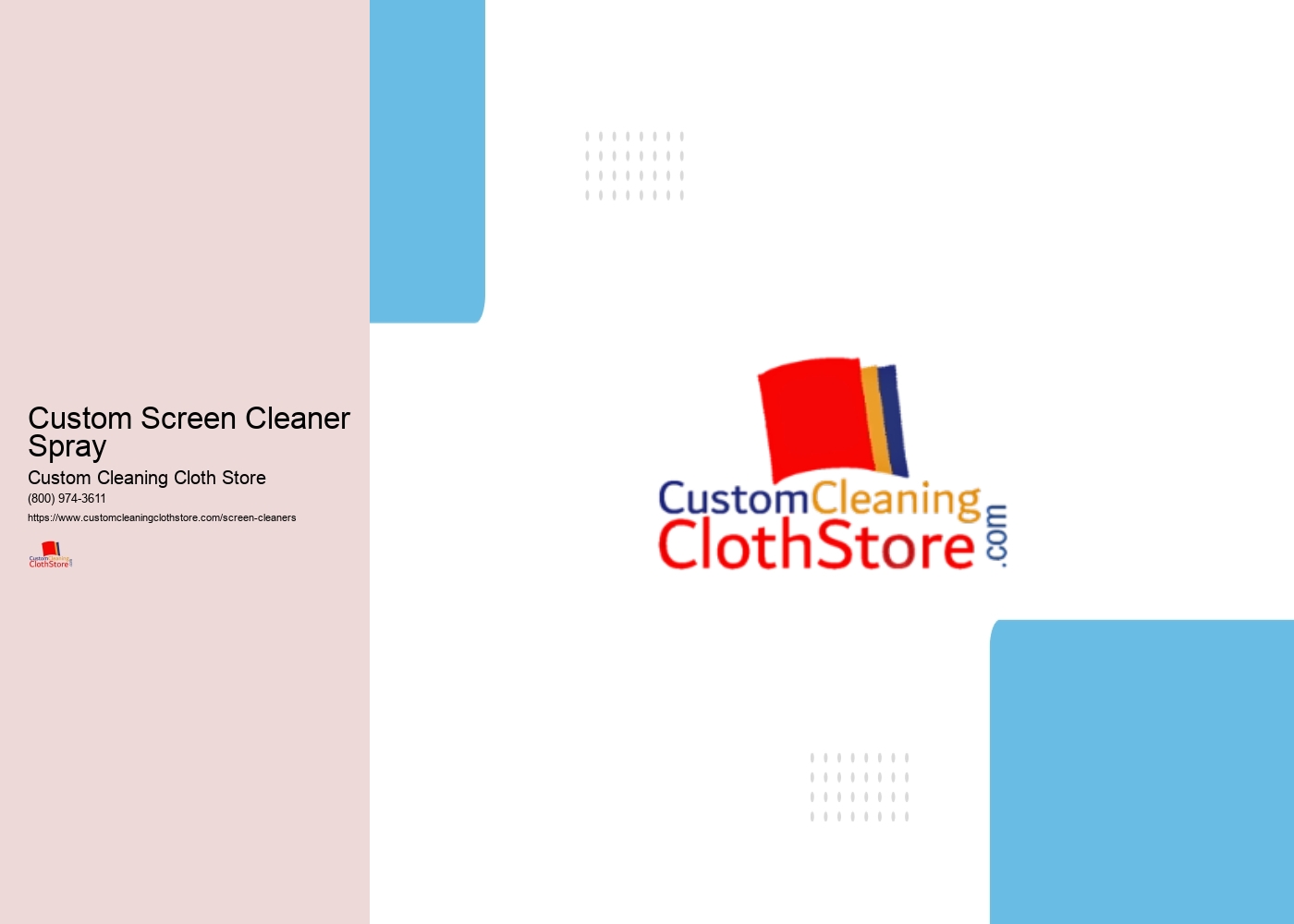 Custom Screen Cleaner Spray