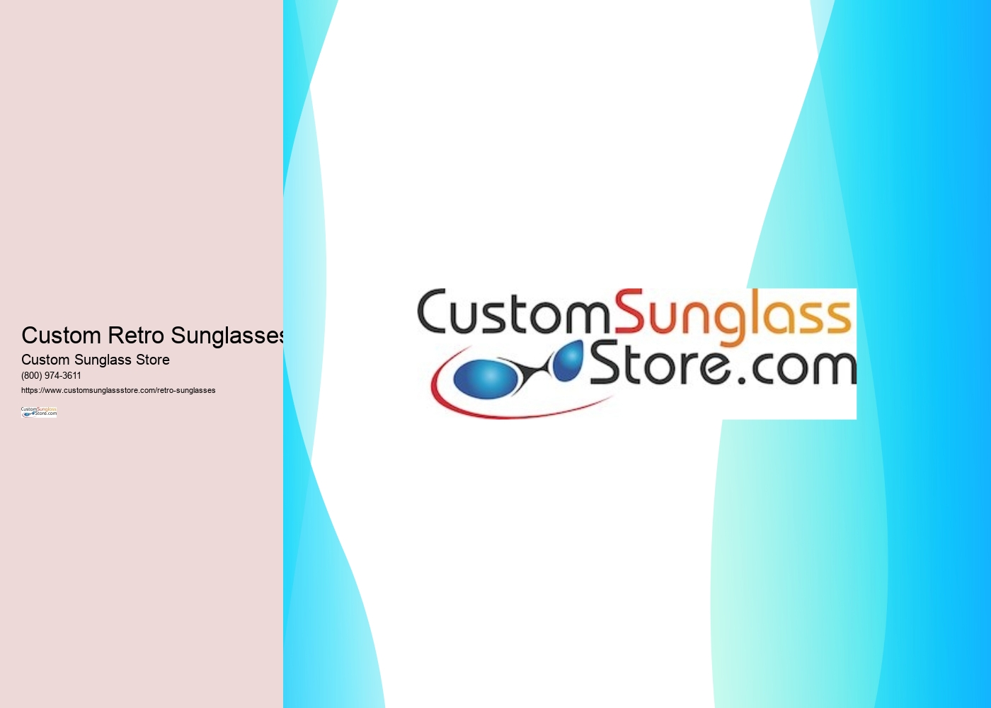 Custom Retro Sunglasses