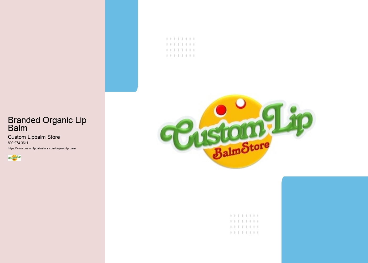 Branded Organic Lip Balm