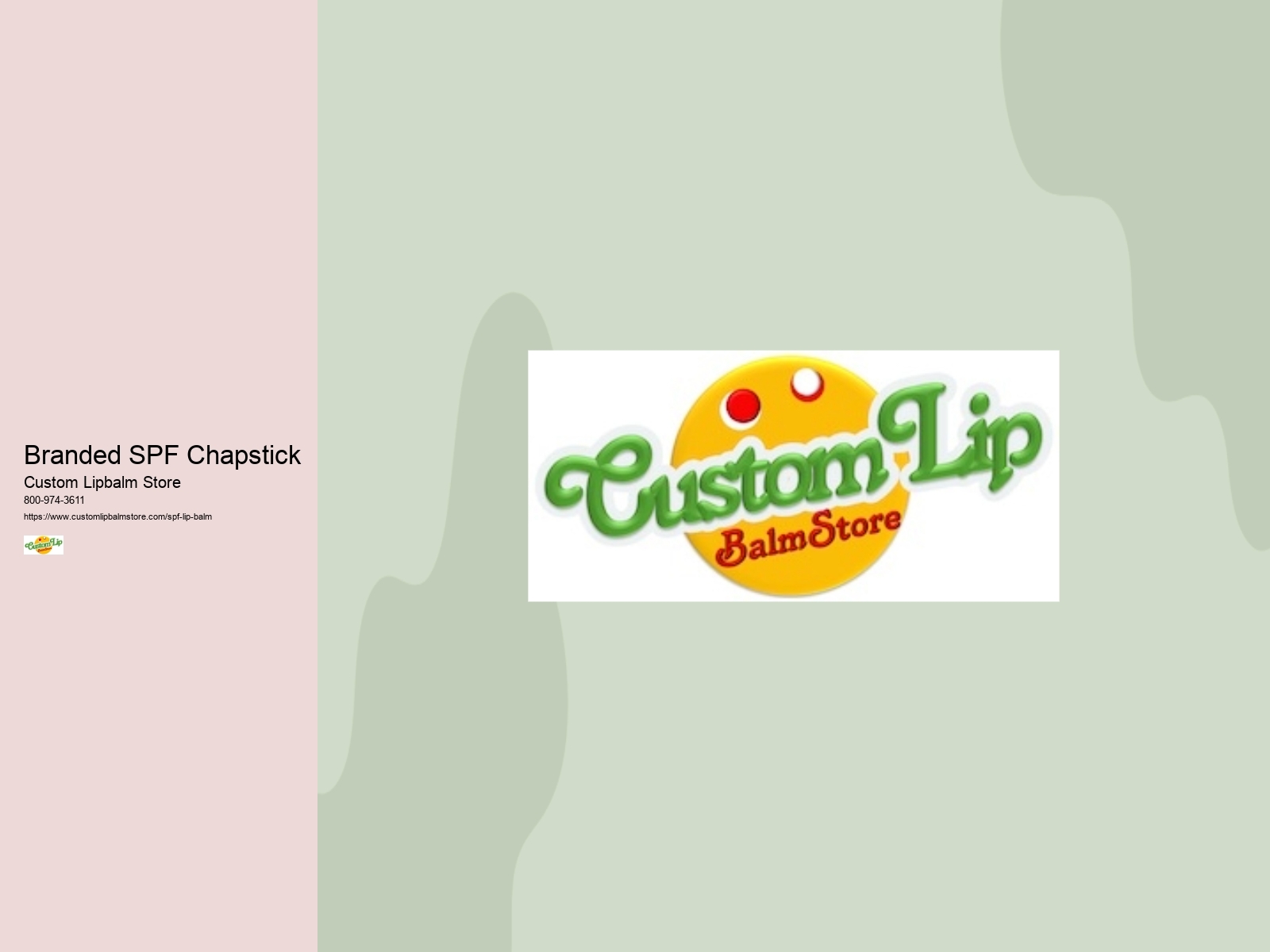 Branded SPF Chapstick