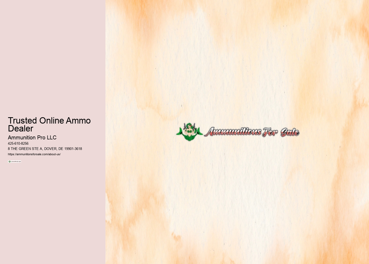 Trusted Online Ammo Dealer