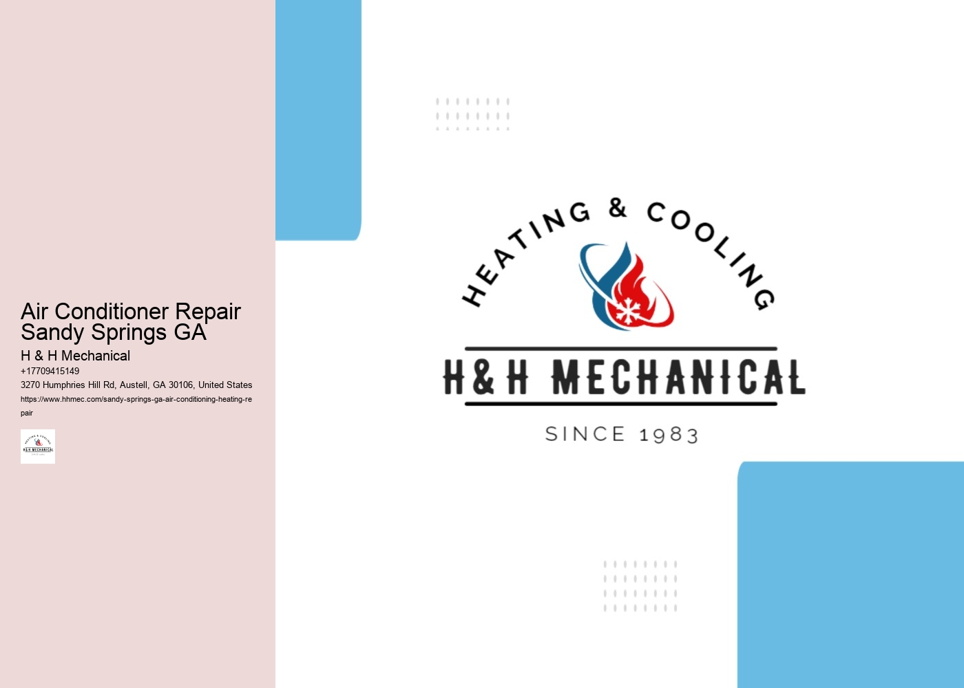 Air Conditioner Repair Sandy Springs GA
