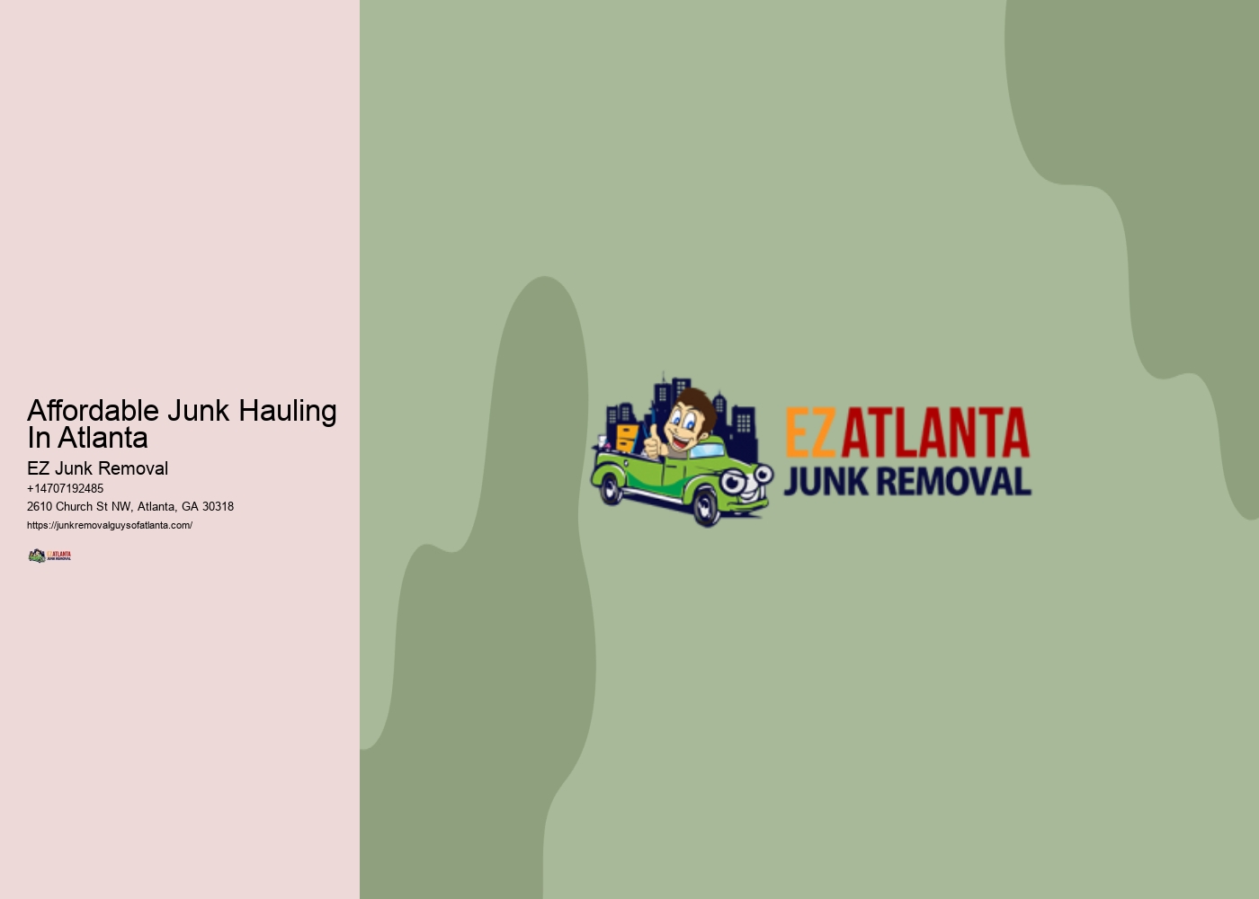 Affordable Junk Hauling In Atlanta