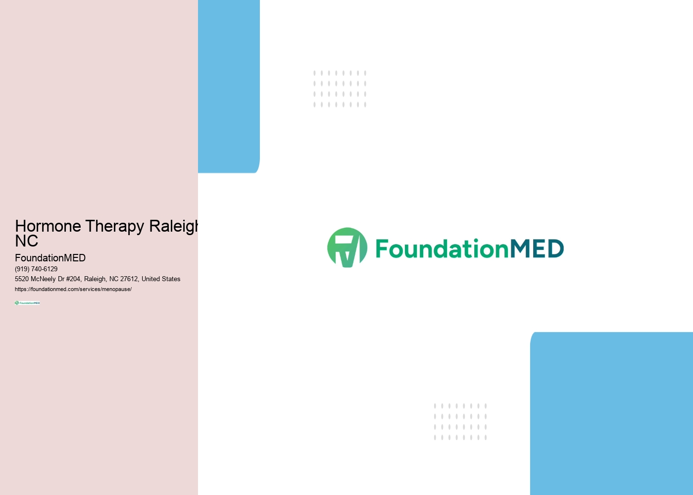 Hormone Therapy Raleigh NC