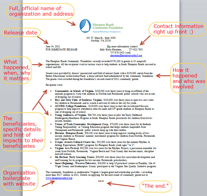 Crafting an Effective Press Release