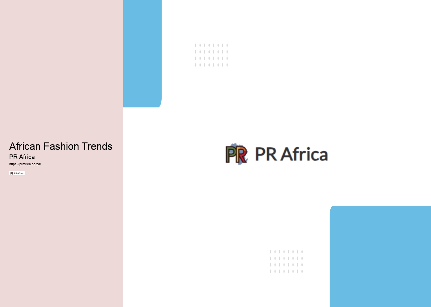 African Fashion Trends