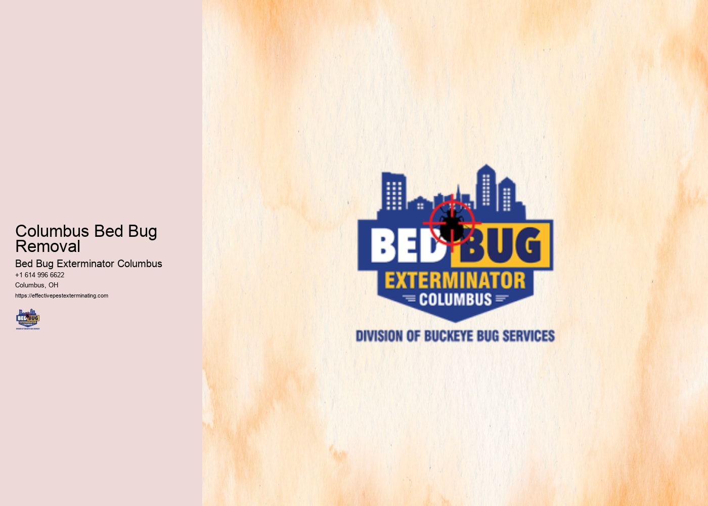 Columbus Bed Bug Removal