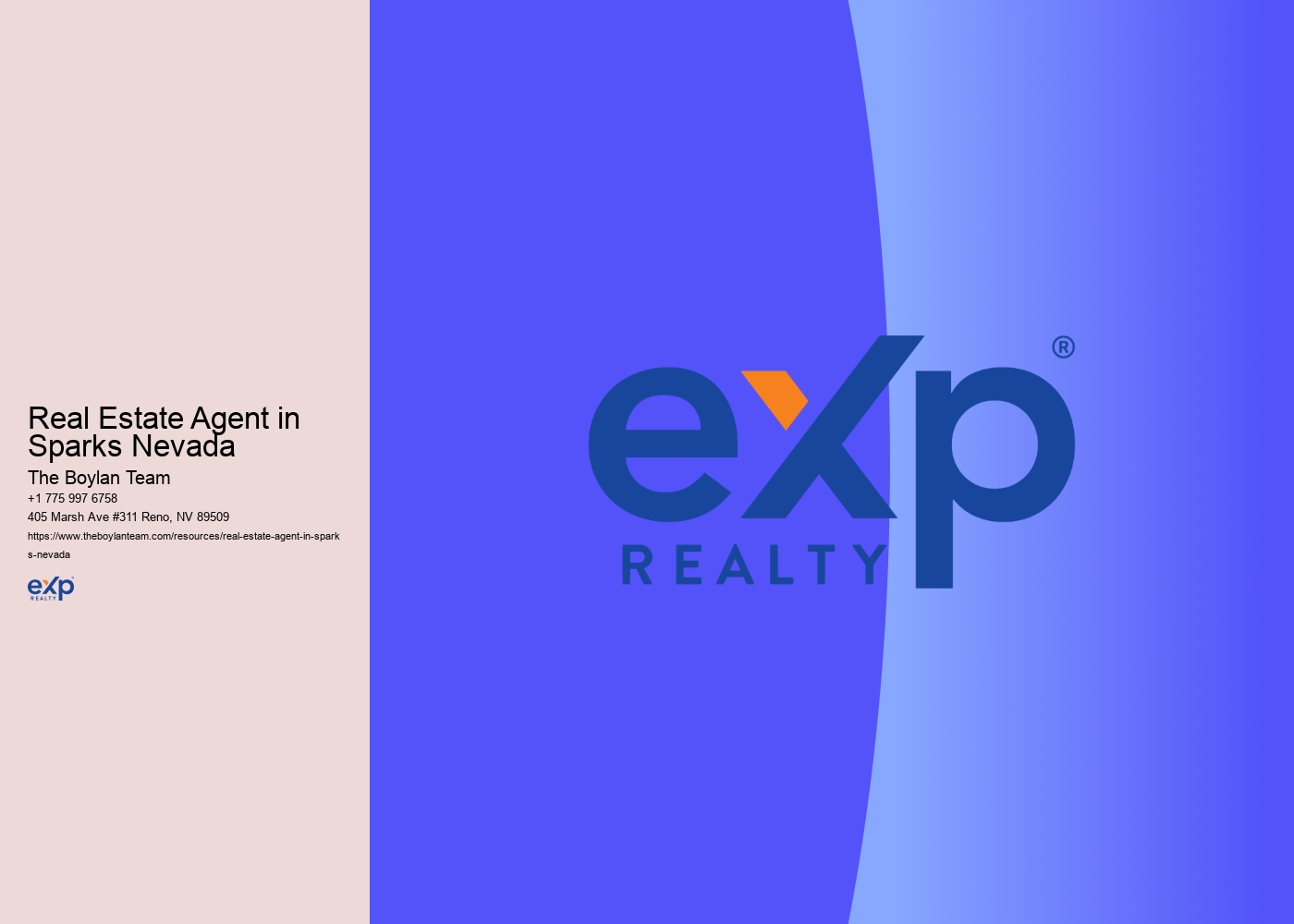 Real Estate Agent in Sparks Nevada