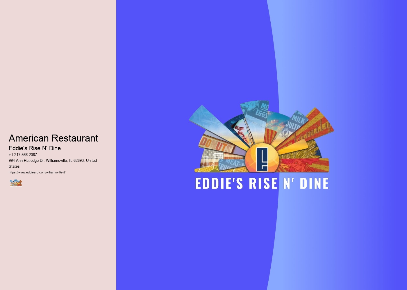 American Restaurant Eddie's Rise N' Dine American Restaurant