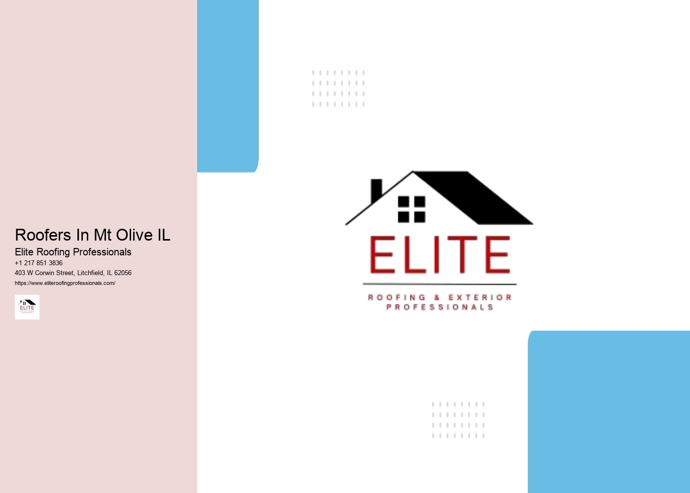 Roofers In Mt Olive IL