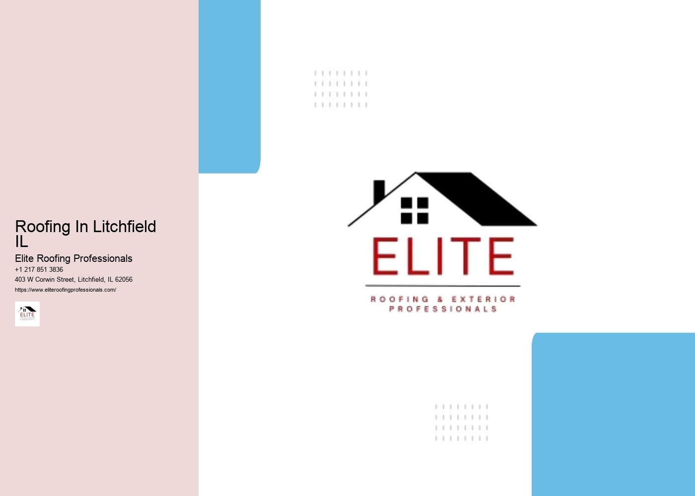 Roofing In Litchfield IL Elite Roofing Professionals Roofing In Litchfield IL