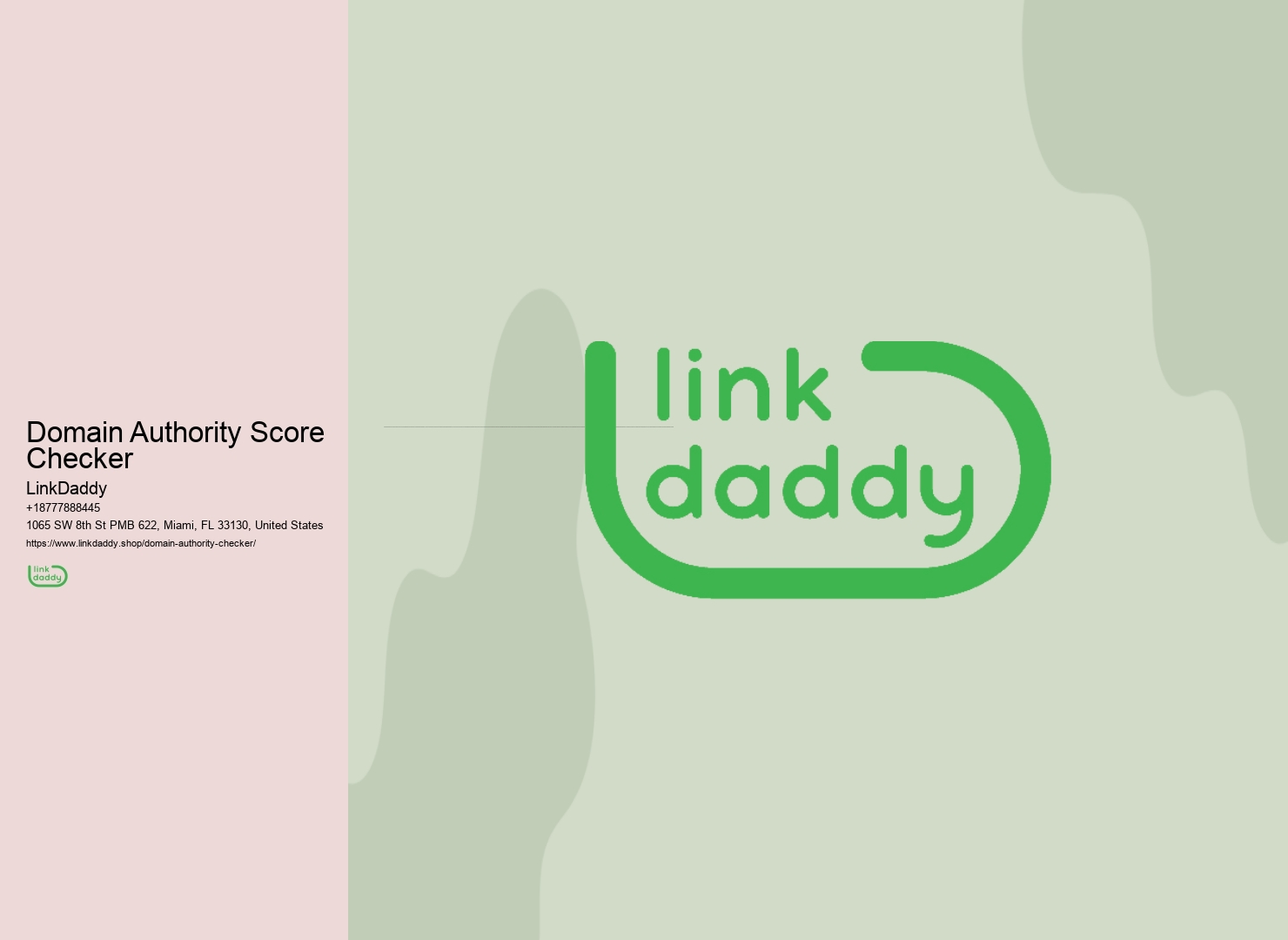 Domain Authority Score Checker