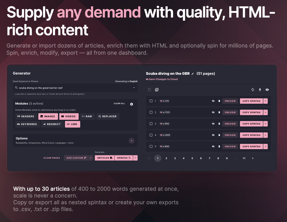 Types of Content You Can Generate