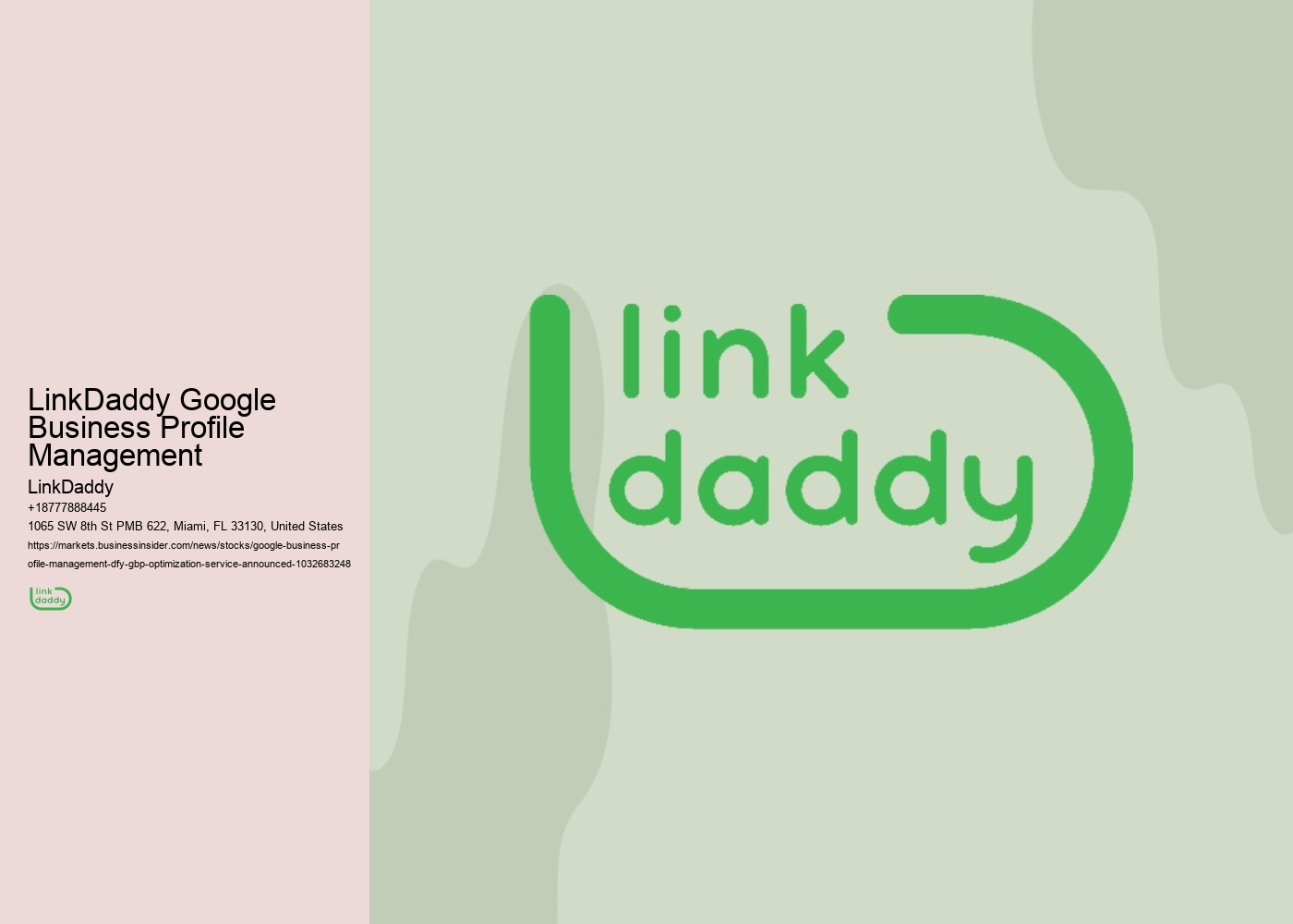 LinkDaddy Google Business Profile Management