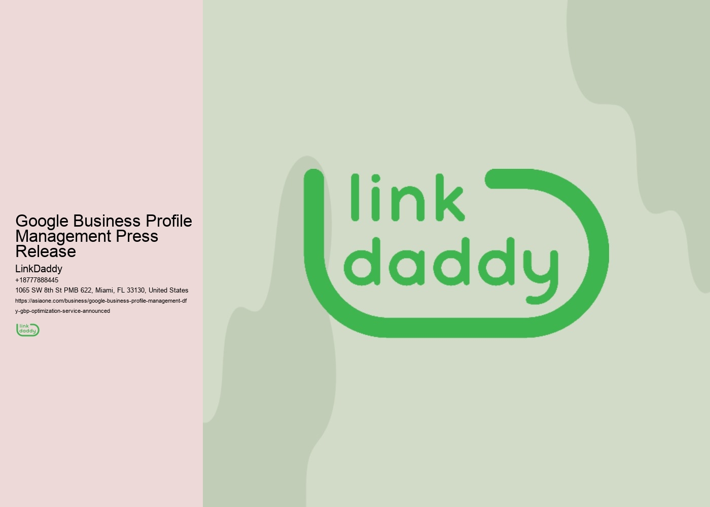 Google Business Profile Management Press Release