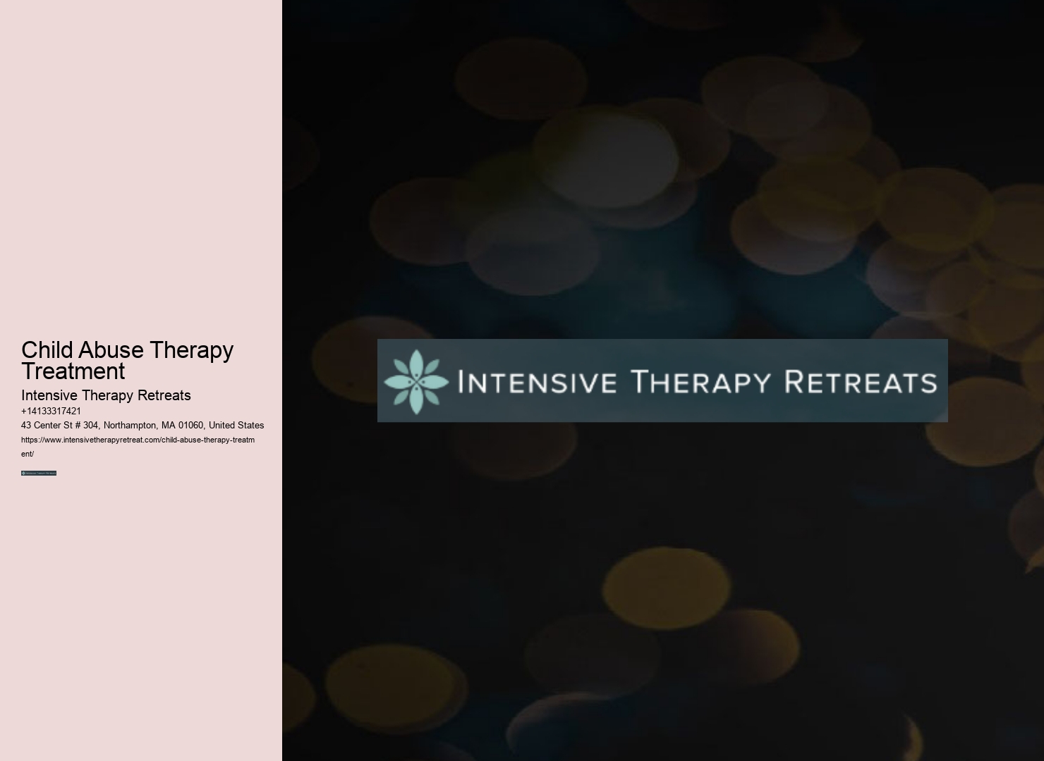 Child Abuse Therapy Treatment